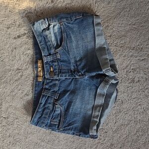 Celebrity pink denim Jean shorts size 5